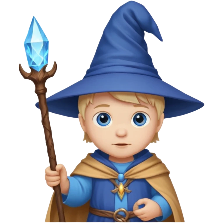 baby wizard with staff emoji