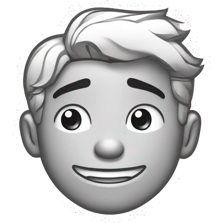 comic book cartoon illustration bold outline halftone shading emoji