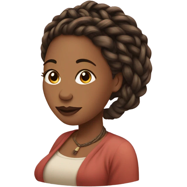 Pregnant with locs  emoji