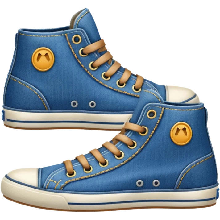 Denim shoes emoji