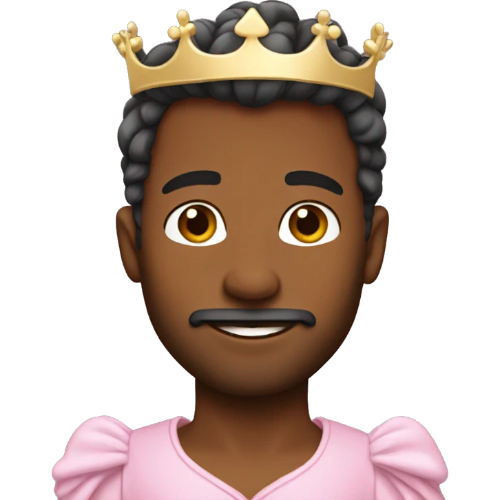Gay man being a princess emoji