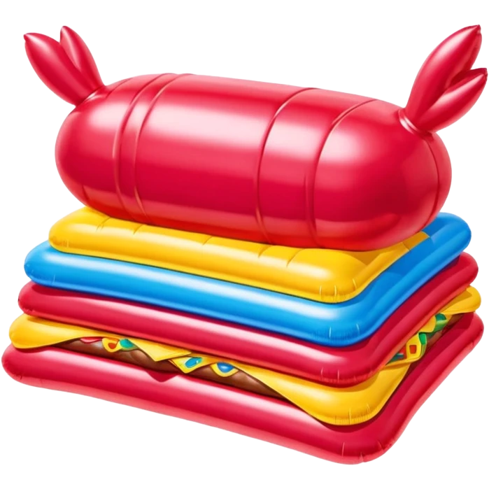  paris SPAM meat jeff koons style inflatable sculpture art painting  emoji