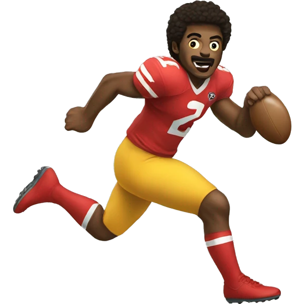 kicking emoji