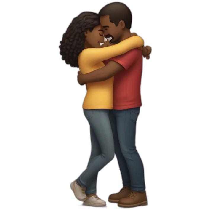 Hug relationship emoji