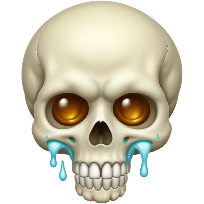 A barfing skull emoji