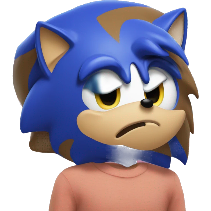 Sonic DROWLING emoji