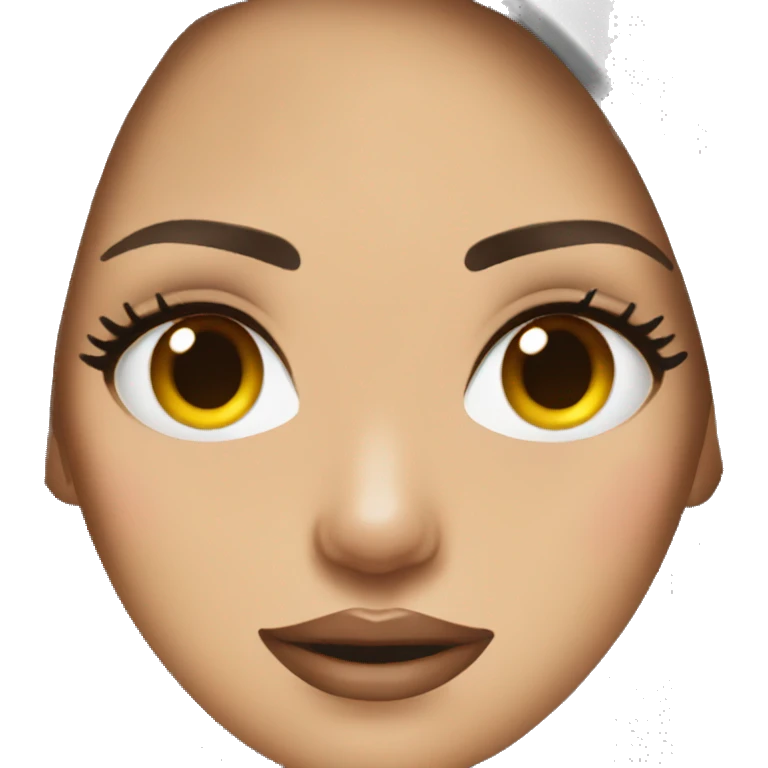 Megan fox emoji brown  emoji