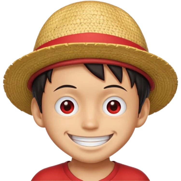 Emoji de luffy dans one piece emoji