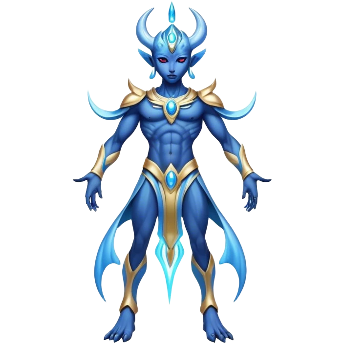 Shiny Futuristic Celestial Godly Divine Fakemon-Pokemon-Digimon-Spectrobes-fusion, full body emoji
