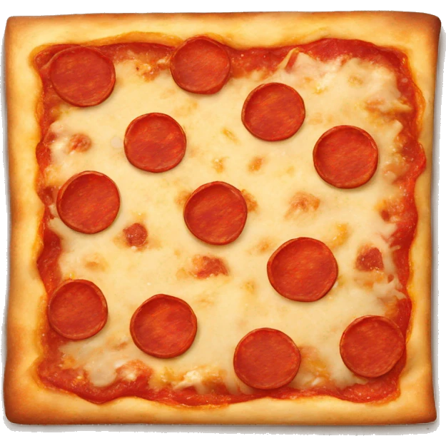 Square cut pizza  emoji