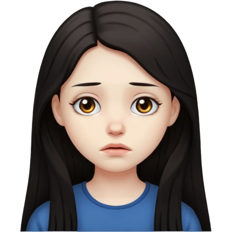Sad Girl  emoji