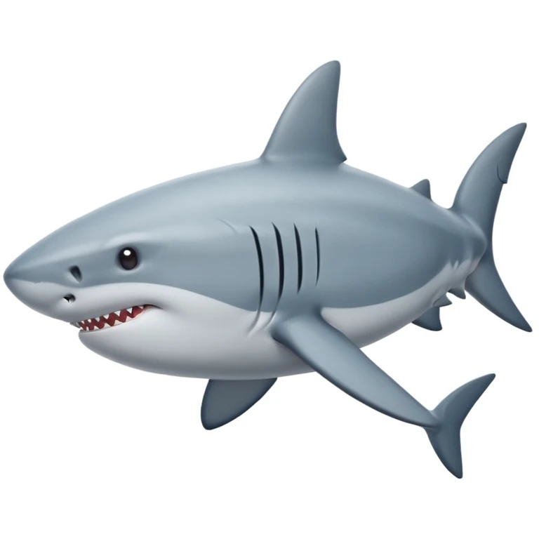 Shark sleeping emoji