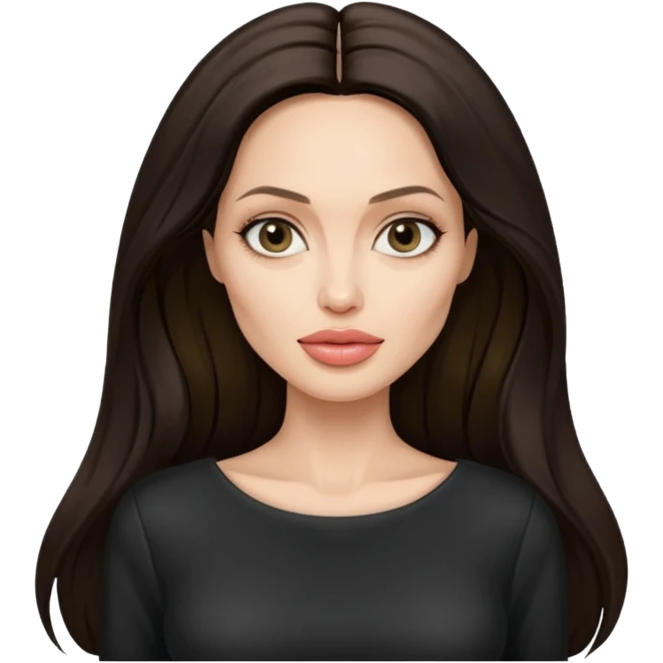 Angelina Jolie up to the waist emoji