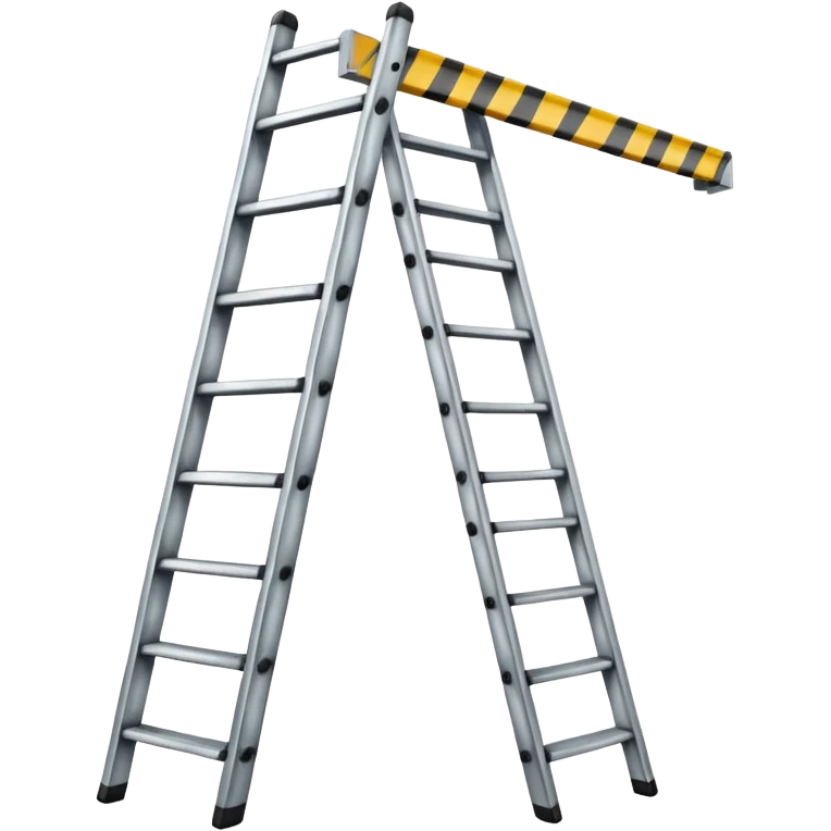Broken ladder with tape fix emoji