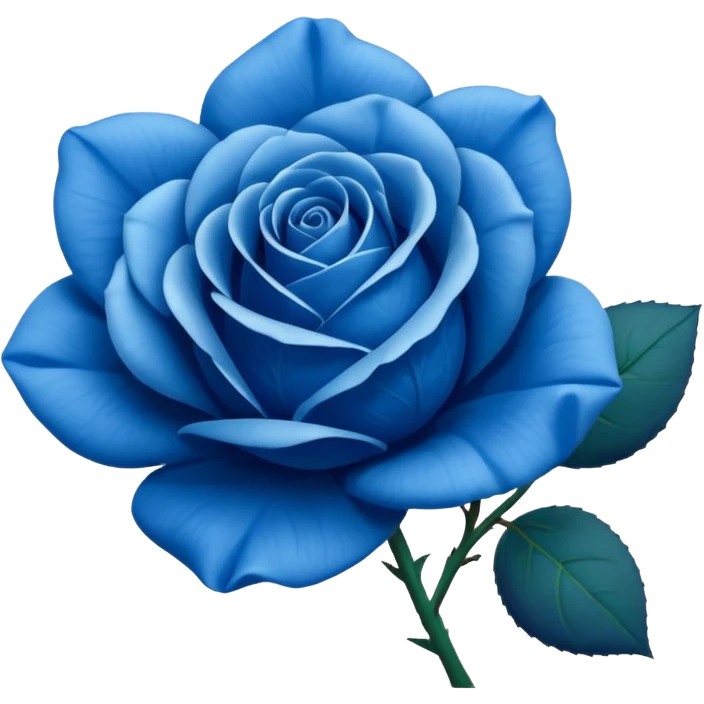 Rosa azul  emoji