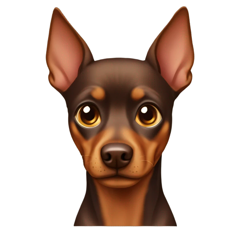 Brown Pinscher  emoji