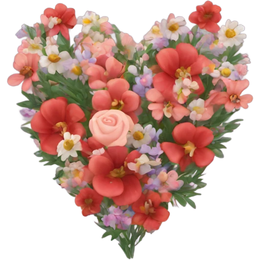 heart with flowers emoji