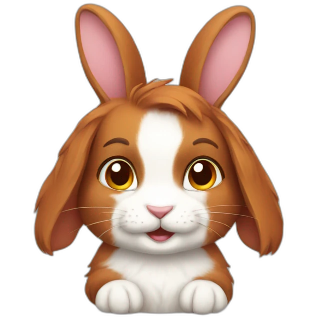 redhair rabbit emoji