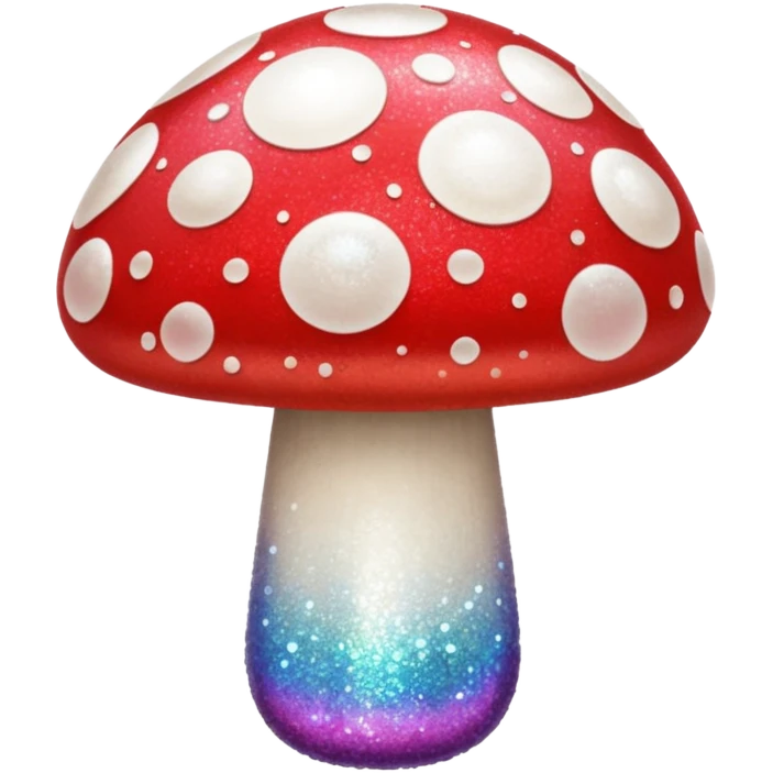 glitter mushroom 1-up emoji