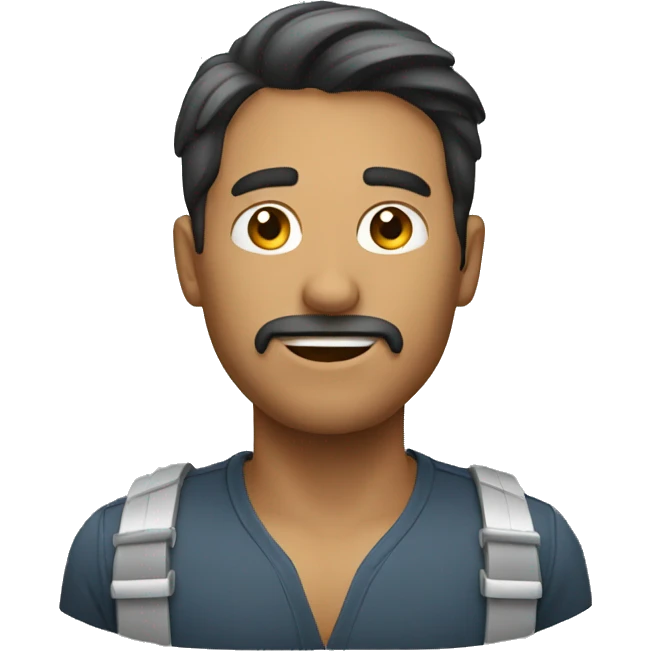 man doing trading emoji