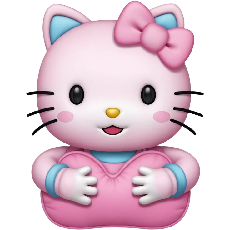 Hello kitty pink emoji