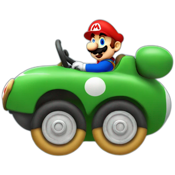 Mario Ride Luigi emoji