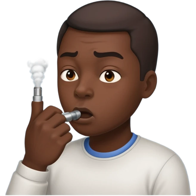 A face that inhales exhaust fumes with power emoji