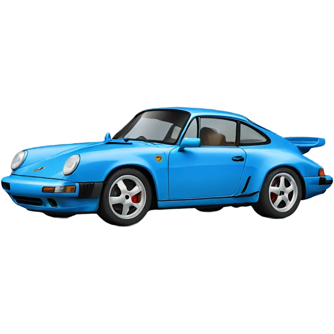 Blue Porsche  emoji