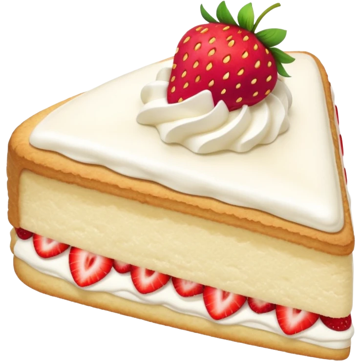 vanilla shortcake slice triangle emoji