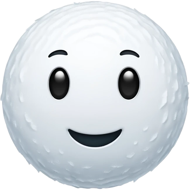 normal snowball emoji