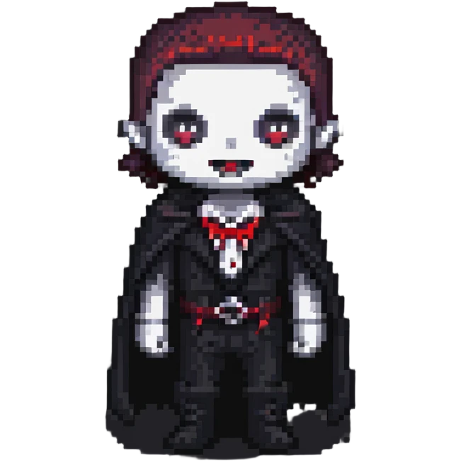 Tiny vampire emoji