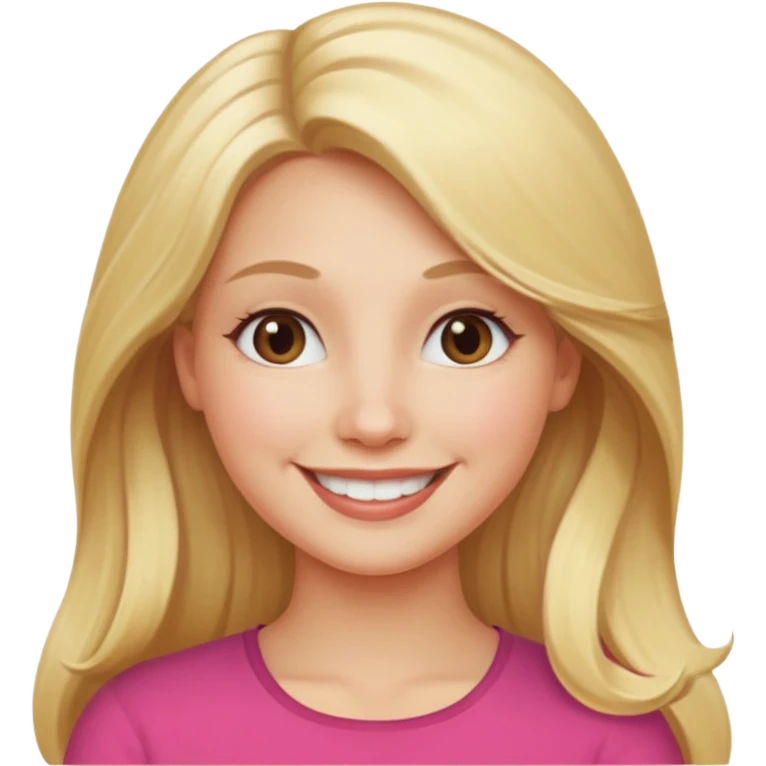 queen-in-game-of-throne, long blonde, smile emoji