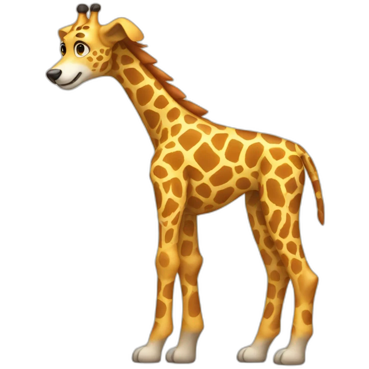 Doggiraffe perfection   emoji