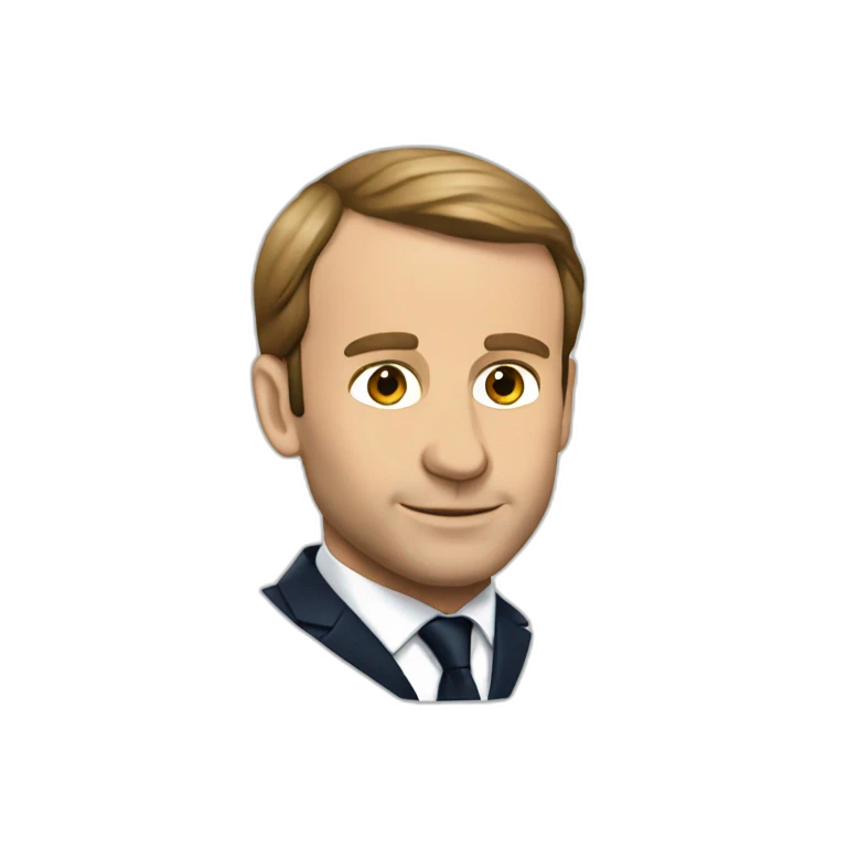 Macron sur un âne emoji