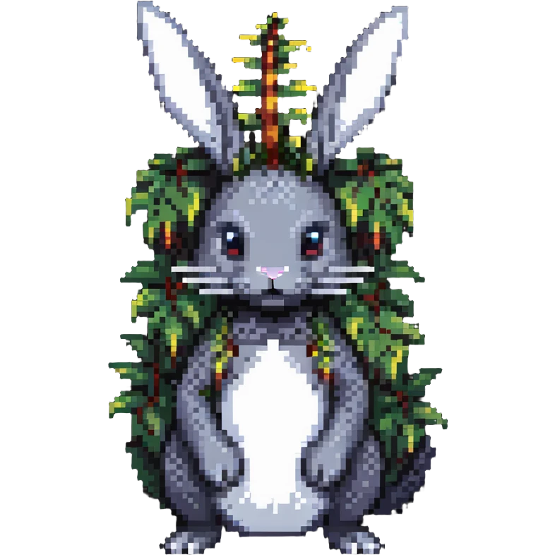 bunny plant dragon with spikes emoji