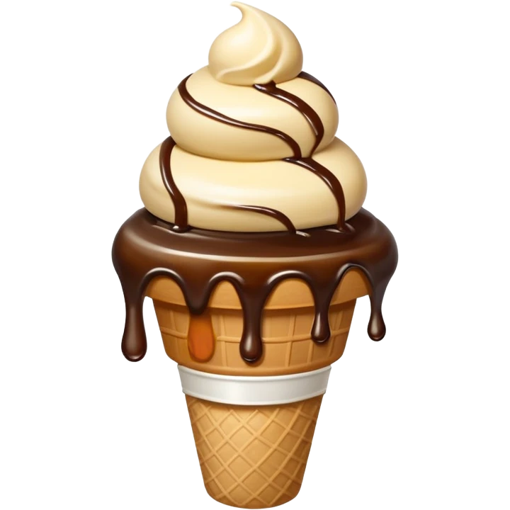 Soy sauce ice cream emoji