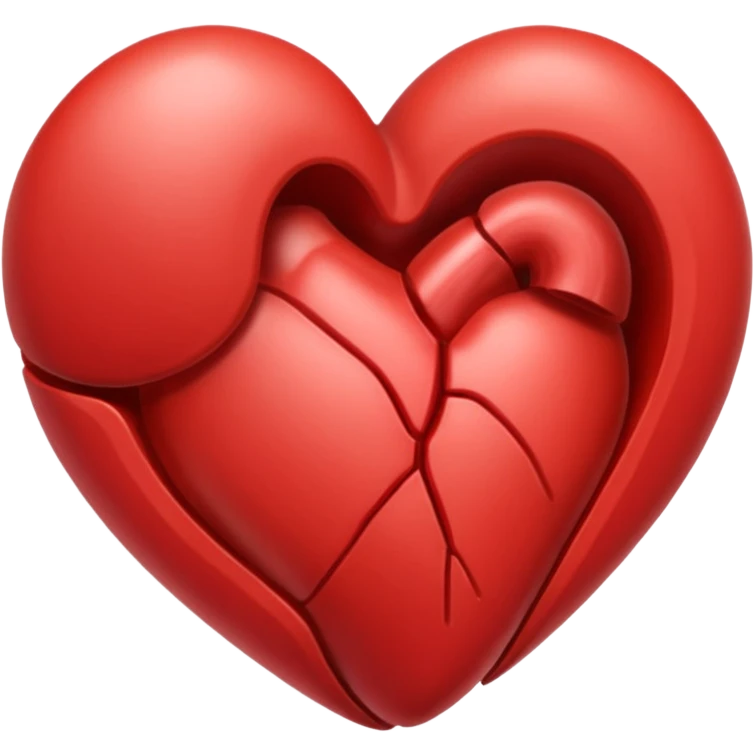 C est un coeur couper en deux emoji