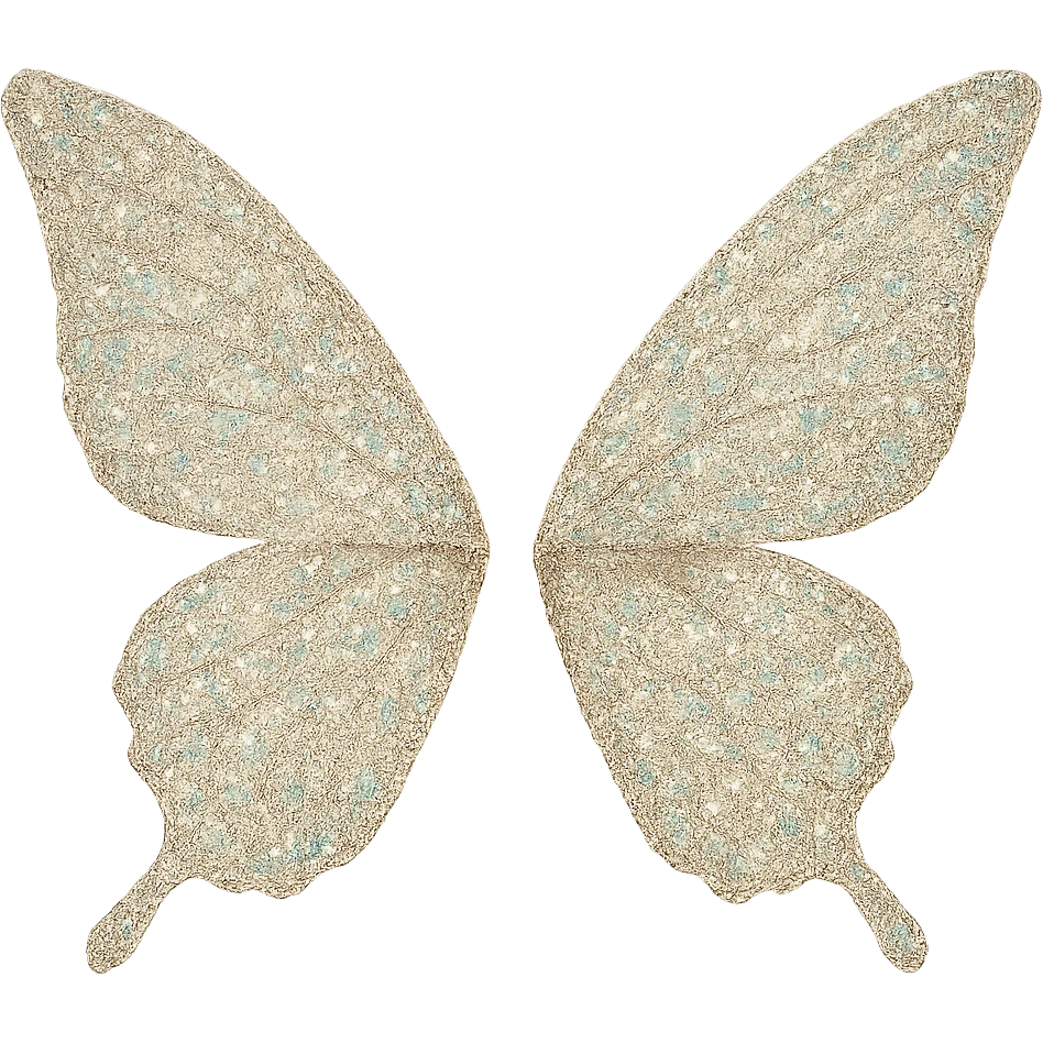  glitter wings, remove background emoji