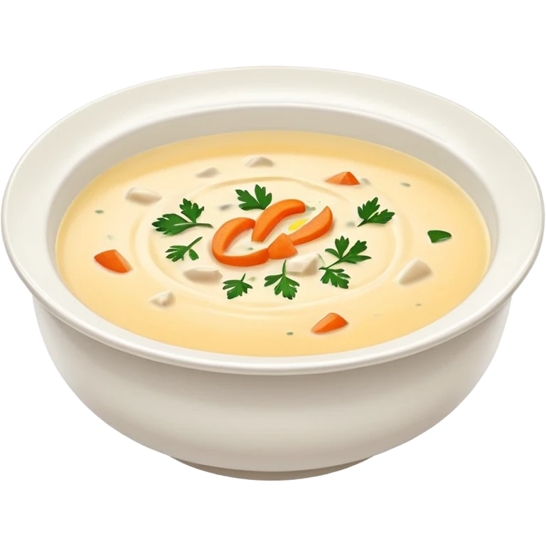 A white bowl filled with creamy texture, smooth and thick, glossy and rich, realistic, high detail, simple composition, isolated on white background, centered composition
 emoji
