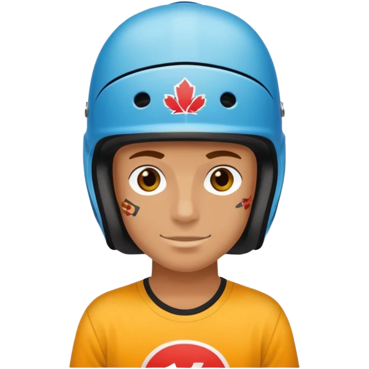 Skater with stickered deck emoji