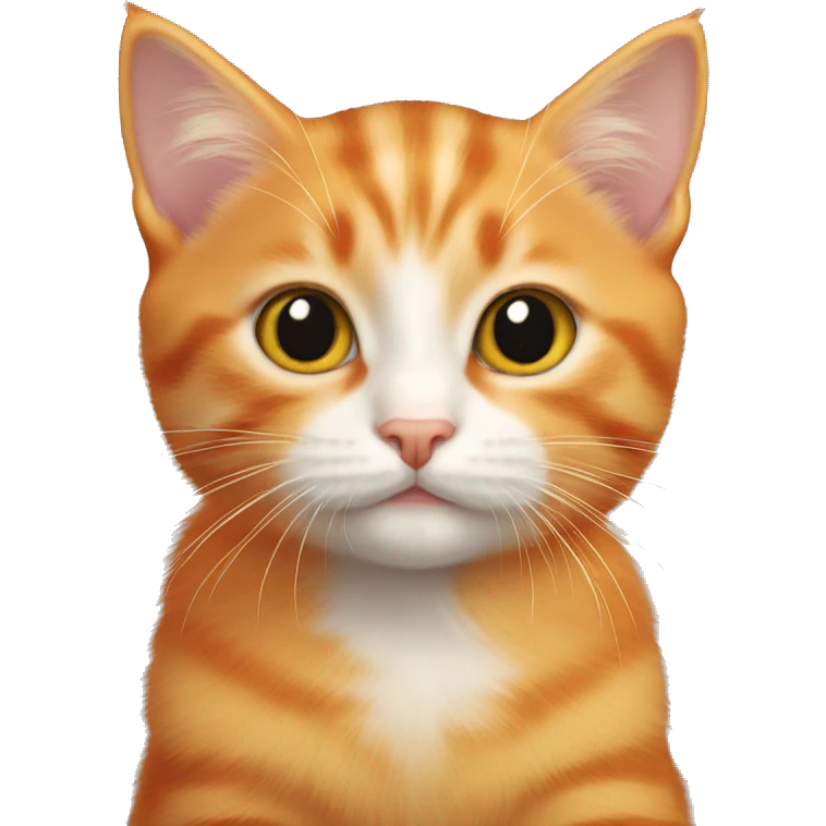 orange kitten emoji