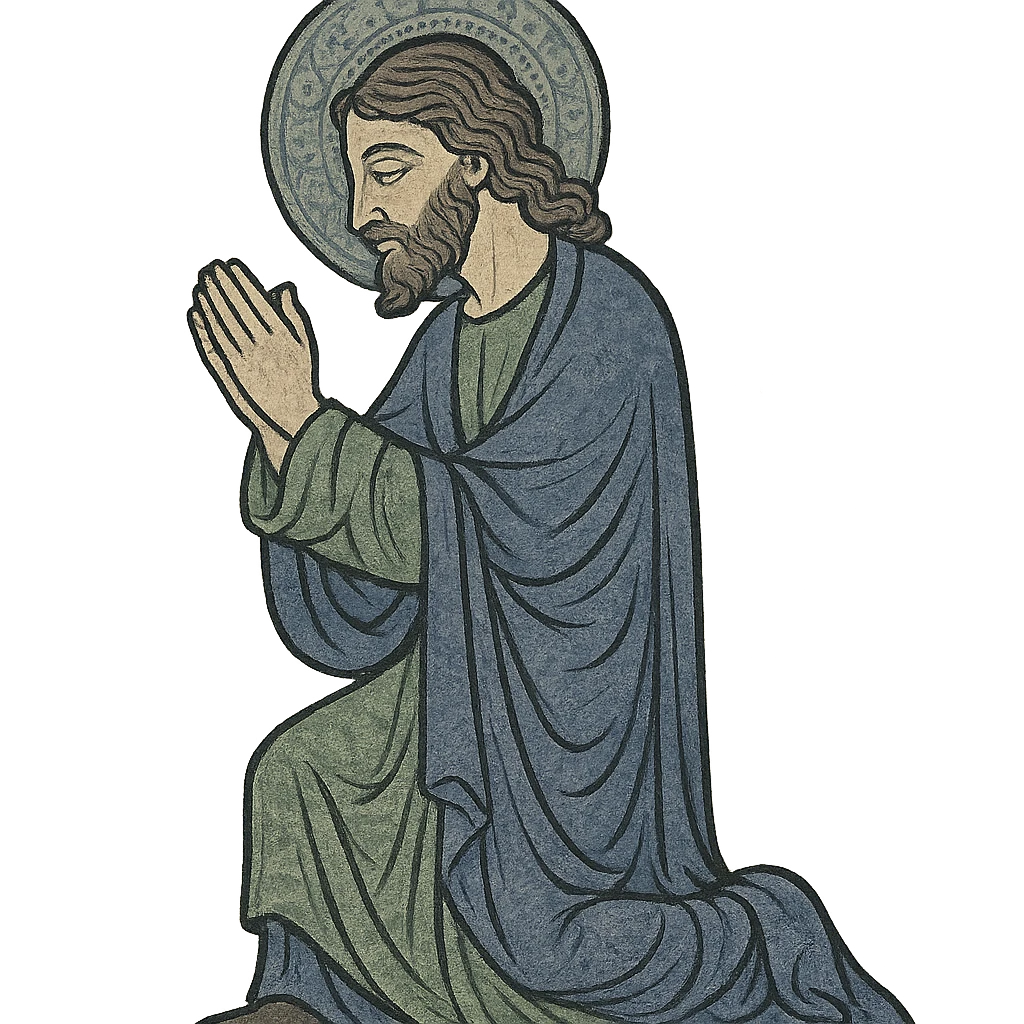 jesus praying  emoji
