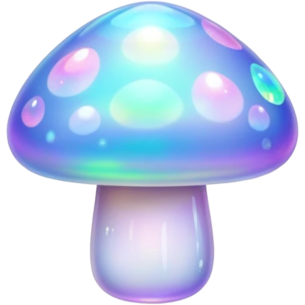 Opal crystal mushroom  emoji