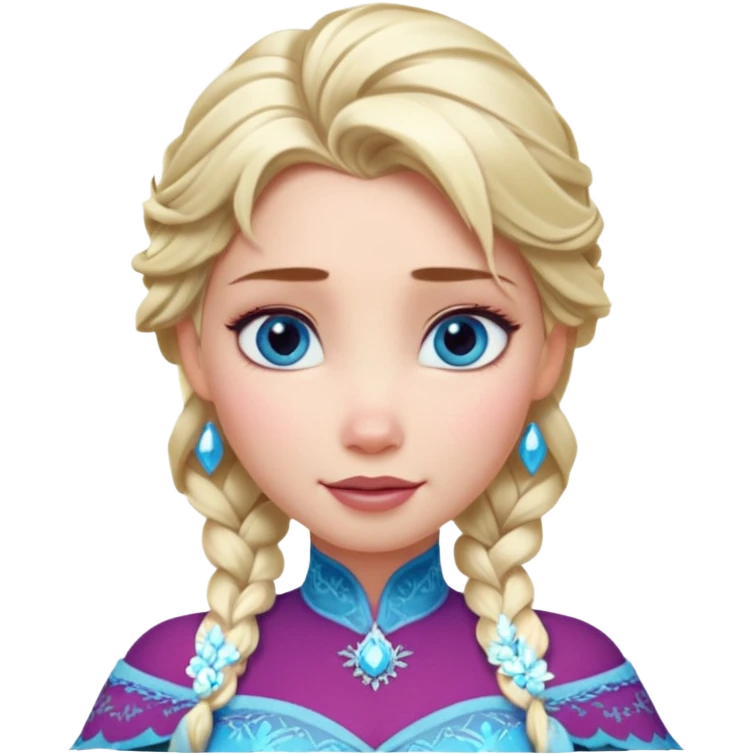 elsa frozen disney emoji