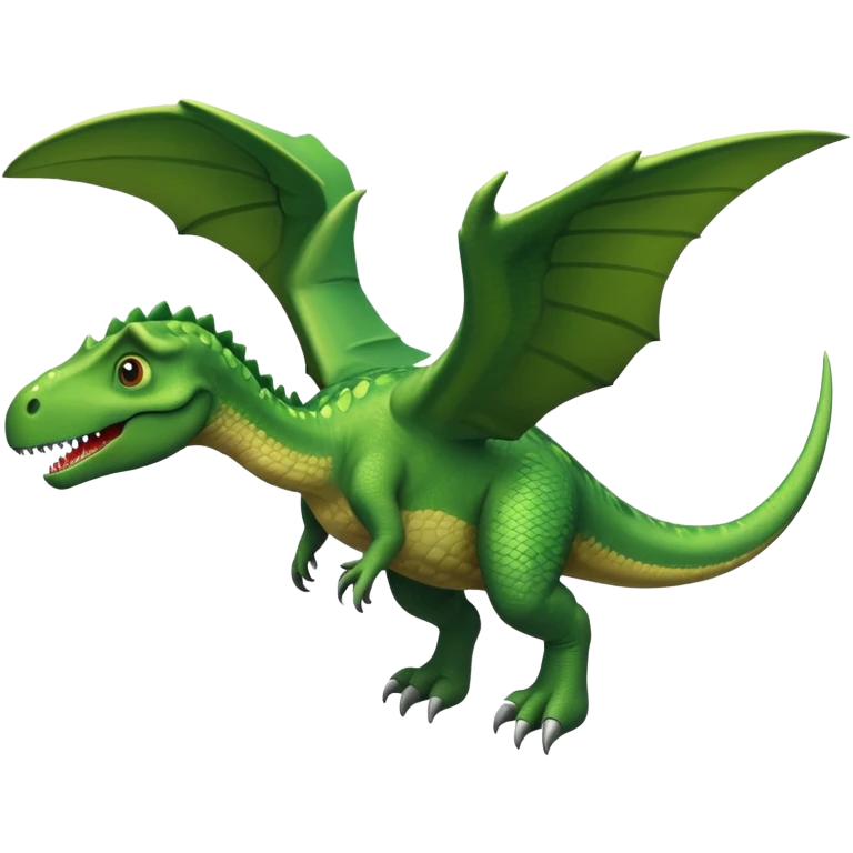 Flying dainosar  emoji