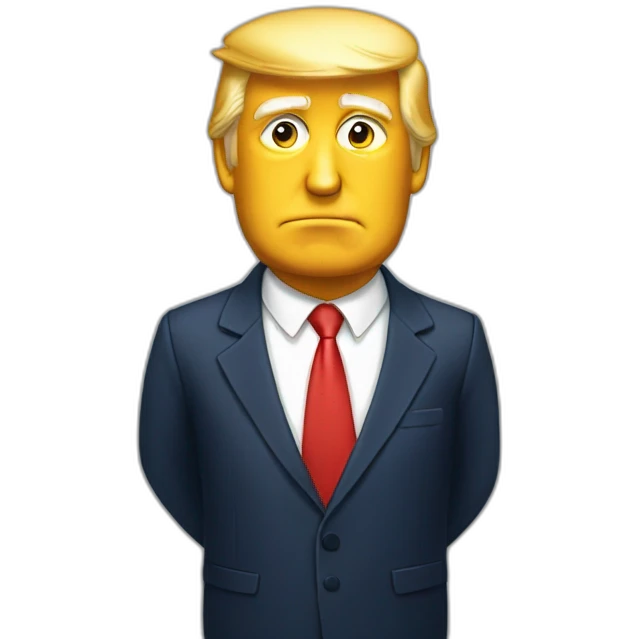 Trump tête de poisson emoji