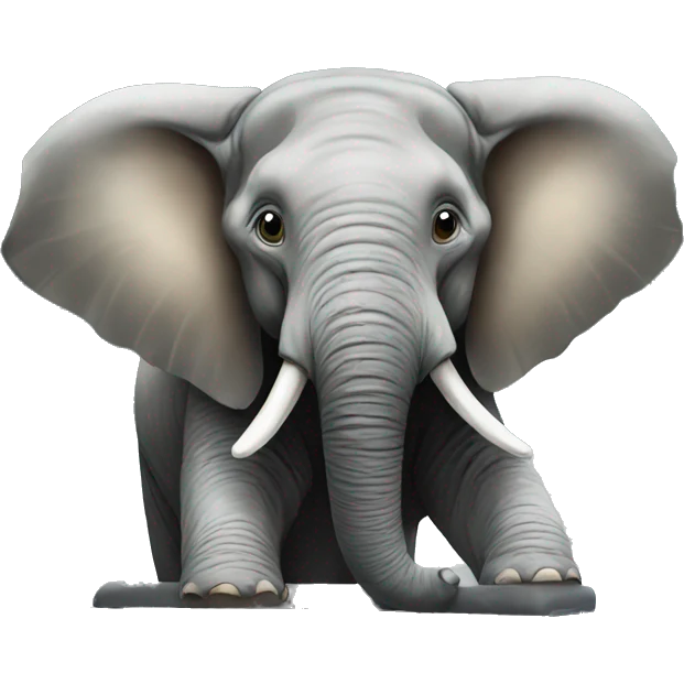 Elephant on the car emoji