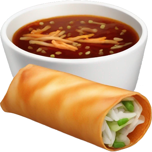 spring rolls  emoji