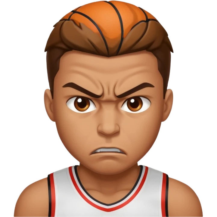 basketball player angry emoji
