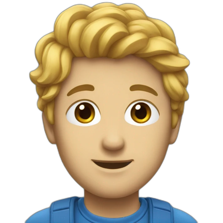Il est tout bleu emoji